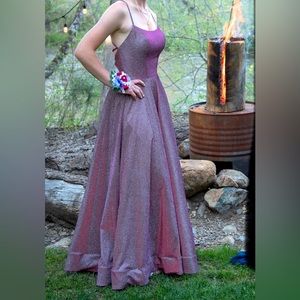 Fuchsia Pink Prom Dress